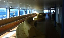 Saloon of Double Ended Ferries - TBN 9 by PANAGIOTAKIS AMBELAKIA built 2010